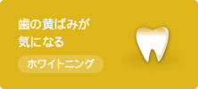 歯の黄ばみが 気になる ホワイトニング